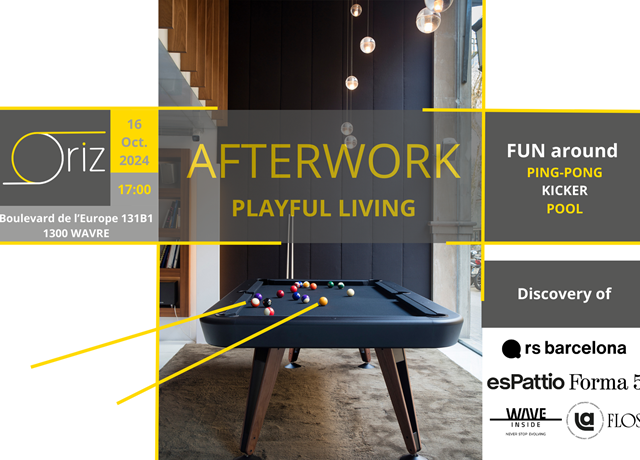 Afterwork Playful Living - Accueil